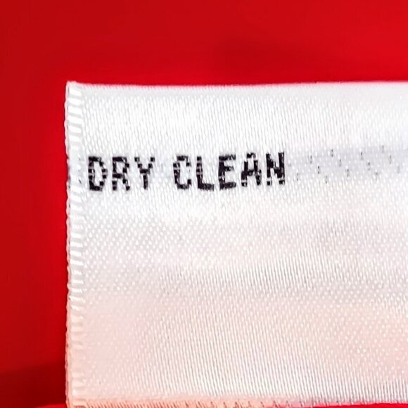 Talbots Red Silk Split Flyaway Front Tunic Top - Picture 7 of 7